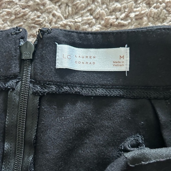 BLACK - medium a-line, straight hem Women's LC Lauren Conrad Mini Skirt - Picture 3 of 5